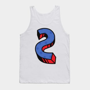 Backwards S Tank Top